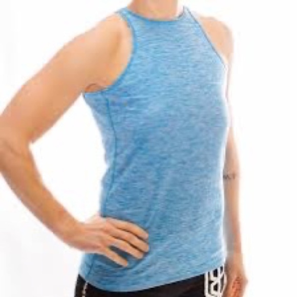 Born Primitive Blue Heather Racerback Tank Top - Picture 2 of 6